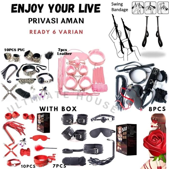Tali Borgol Set Pengikat Cinta Handcuff Bondage Set