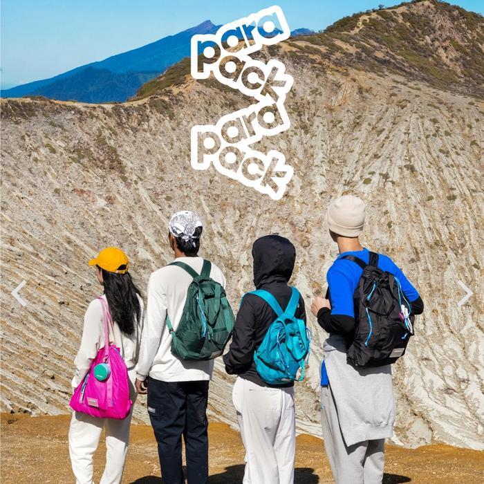 BEYOND THE VINES BTV ParaPack 001/002 backpack nylon/tas ransel kain nilon tote bag