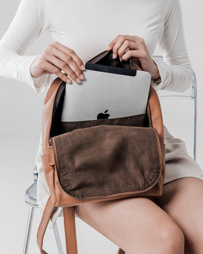 Tas Ransel Wanita Kulit Asli Backpack MENDHUT Pullup - Kenes Leather