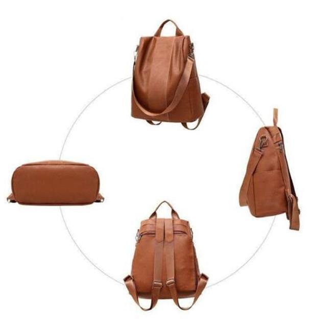 Ransel wanita - tas ransel kulit - ransel kulit backpack asli kulit
