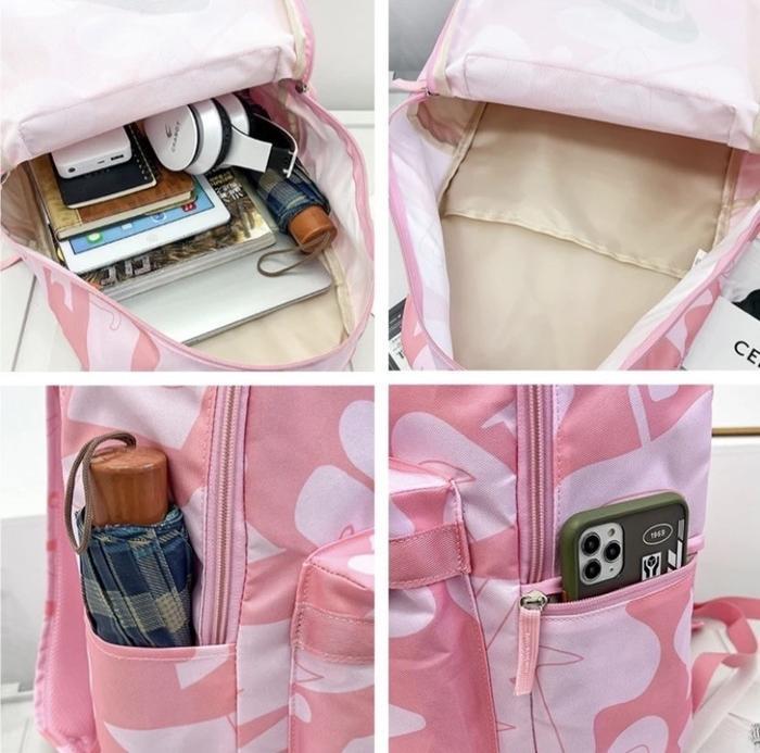 Tas Ransel NIKE Motif Original Pink Backpack