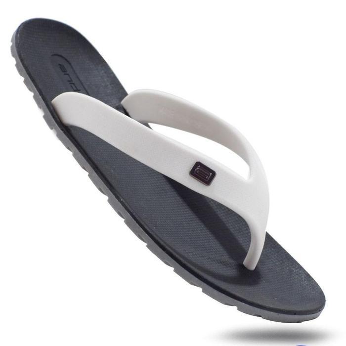 Sandal jepit karet pria distro anti air model simple casual trendy Pantai Sendal Ando Viral 38-42