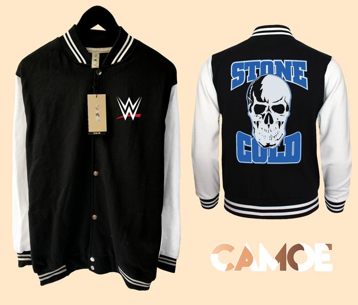 Jaket Baseball Varsity WWE Wrestling Stone Cold Steve Austin The Texas Rattlesnake