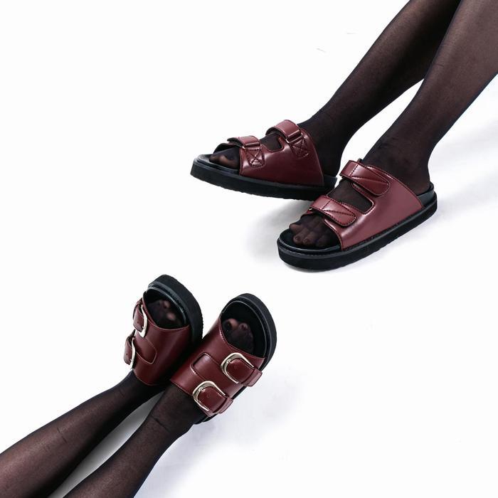 ATOZZ KAIA & SERA - Burgundy Series - Sandal Wanita