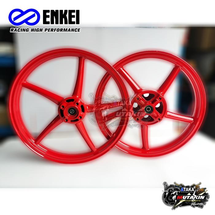 Velg Ring 17 Enkei Cnc Pelek FG 505 Ak55 Satria Fu Tiger Revo Supra Gtr Racing Velk Sonic CBR 150 CB
