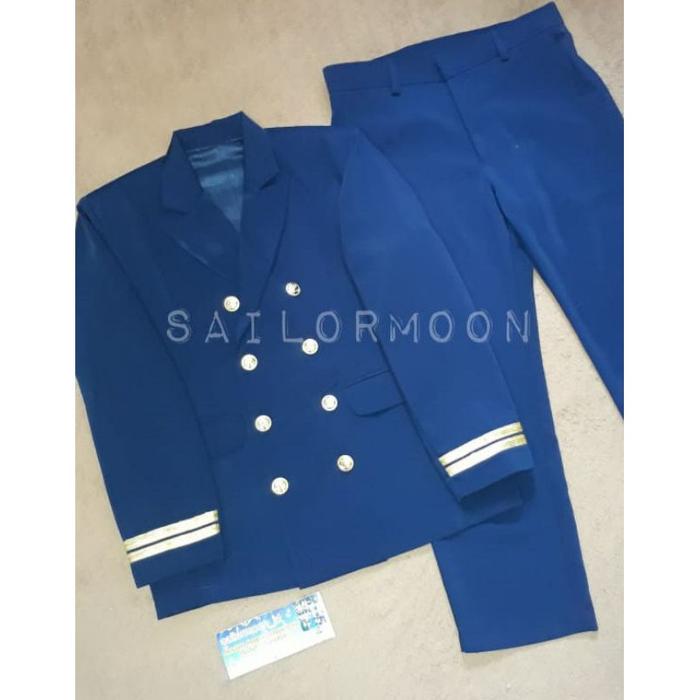 [DISKON] JAS PELAYARAN NAVY BLUE JAS WEDDING PELAUT SERAGAM NIKAH PELAUT JAS NAVY PELAYARAN JAS WISU