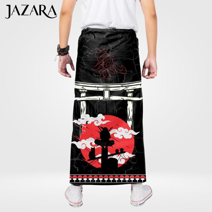 Sarung Dewasa Kasual Printing Motif Anime Ombak Jepang / Kitsune / Tulisan Japan / Sasuke / Sword