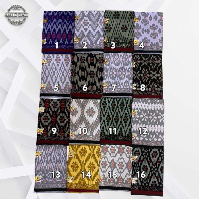 Sarung Goyor Tenun Botol Aulia Super 100% Viscose Rayon kode 1-6