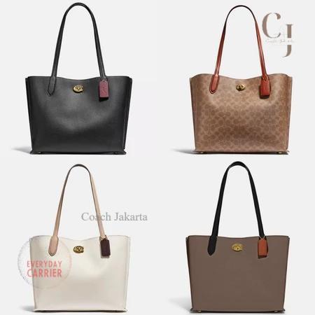 COACH Tas Wanita Tote Bag Willow Tote In Signature Canvas