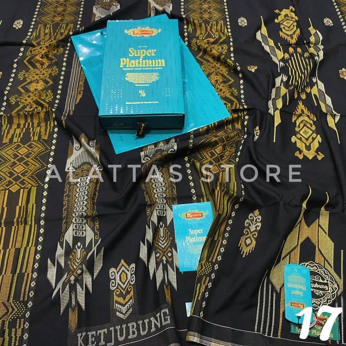 SARUNG KETJUBUNG PLATINUM GOLD ORIGINAL. // SARUNG Ketjubung Super Platinum 100% Ori//Sarung kecubun