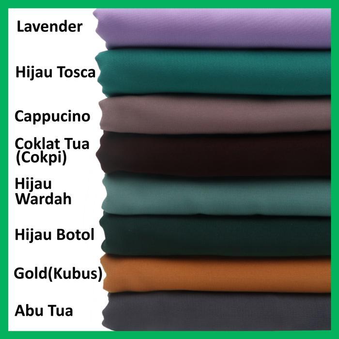 Cileunyi Collection Khimar Bergo Jumbo XXXL Wolfis Syari/ Kerudung Panjang Jilbab Instan Pad Antem S