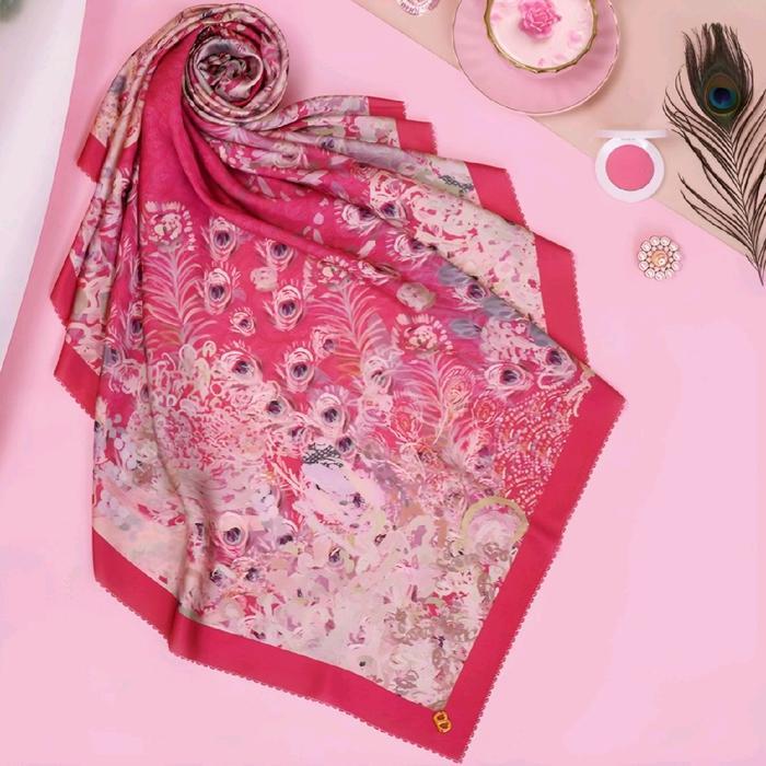 Hijab Buttonscarves Ederra Series Laser Cutting Titik3 Pin Logo BS Mirror Square