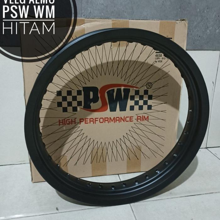 Velg almunium PSW 250 17 WM hitam Papa Racing