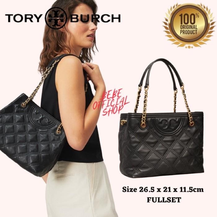 [DISKON] [ORIGINAL] TB Fleming Soft Tote Bag Black Tas TB Original TB Bag Tas TB tote [TERLARIS]