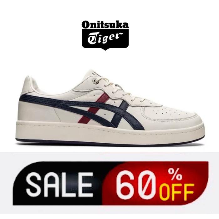 [DISKON] sepatu pria & wanita onitsuka ORIGINAL GSM super delux cream navy [TERLARIS]