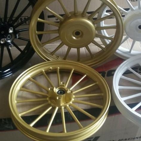 Velg Rossi Palang 16 Andromeda Vario125/150 Gold/Putih 160/185x14 Papa Racing