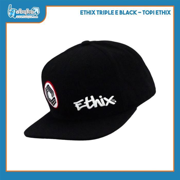 Ready Gan Ethix Triple E Black - Topi Ethix Ready Gan