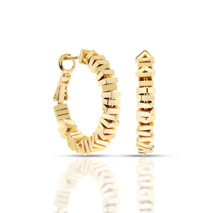 Anting Emas Block -Block Gold Earrings