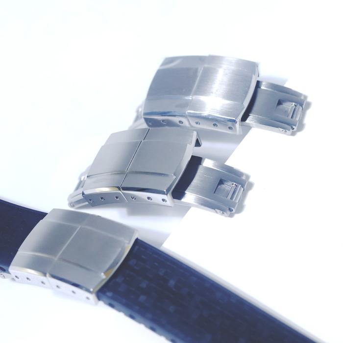 Aksesoris Jam Tangan Premium 316L Stainless Steel Daytona Buckle Clasp 16mm18mm Brushed Polished Fin