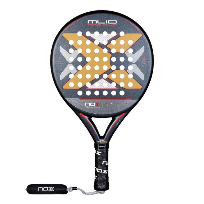 NOX ML10 PRO CUP ROUGH 2025 Round Advanced Fiberglass Padel Racket Original