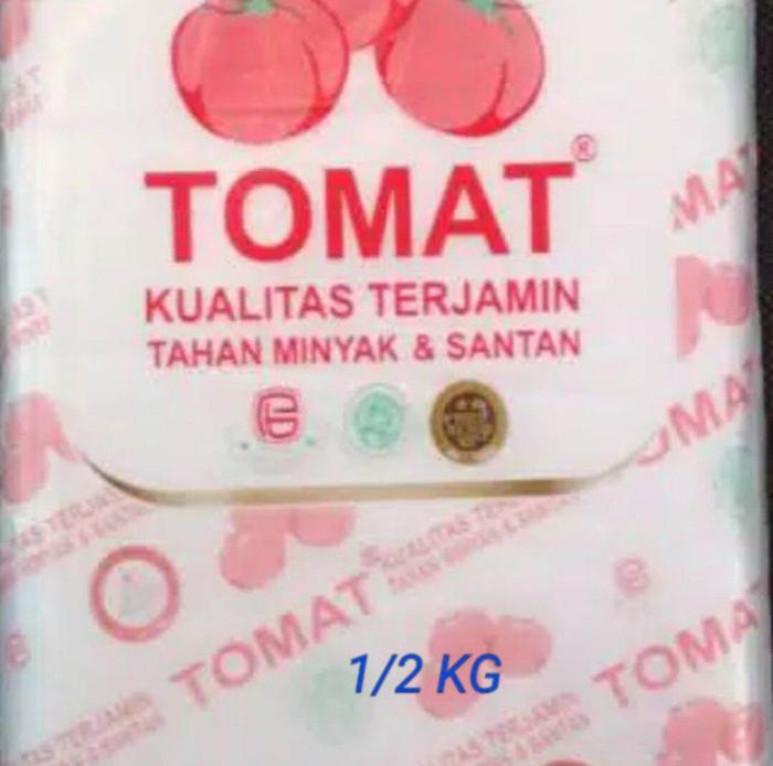 PLASTIK PE TOMAT 12x25 UK 1/2 kg