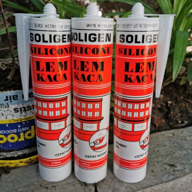 BEST LEM KACA TEMBAK SILIKON SEALANT SOLIGEN