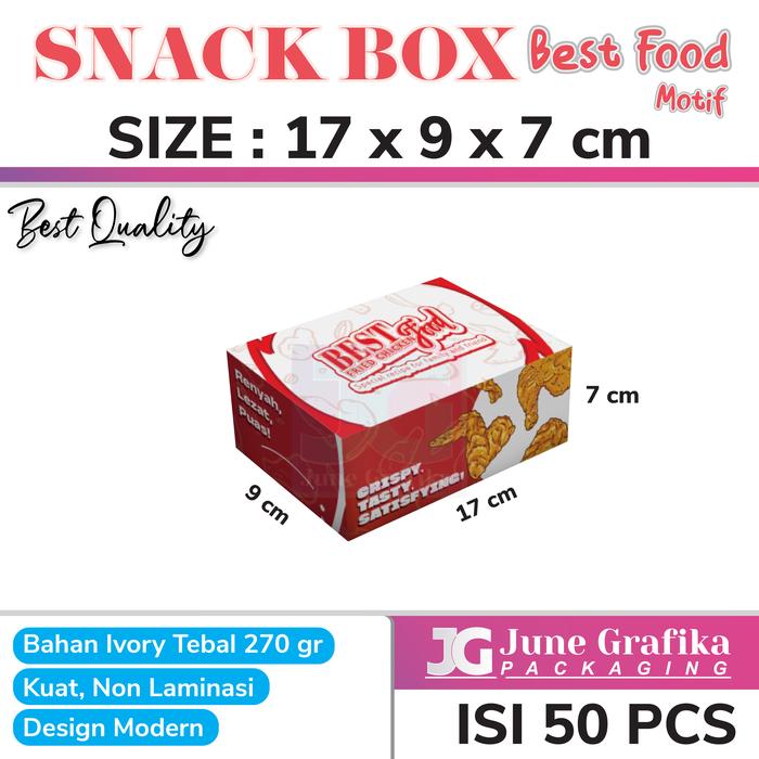 Box Fried Chicken, / Box Ayam Geprek / Kemasan Fried Chicken / ISI 50 PCS