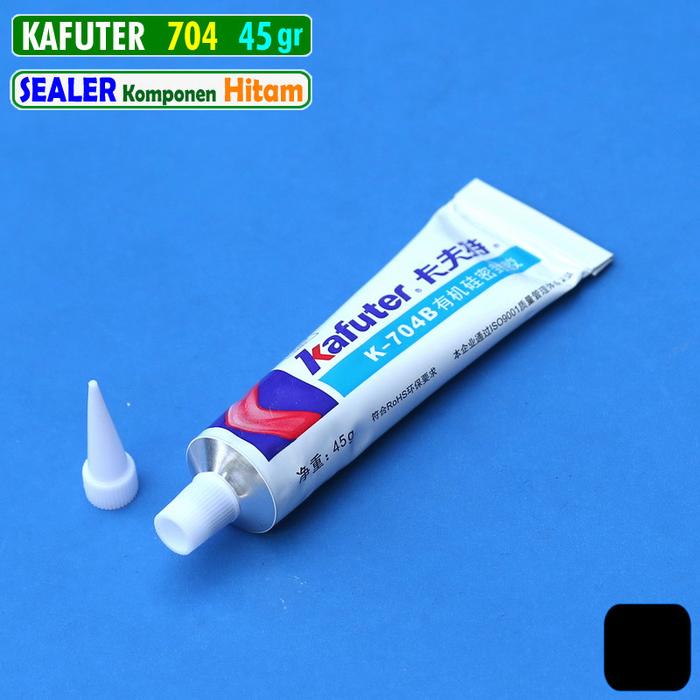 BEST KAFUTER K-704 B 45GR HITAM SEALER SEGEL KOMPONEN ANTI AIR LEM KARET K704