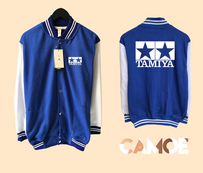 Jaket Baseball Varsity Tamiya Mini 4WD Logo Japan White