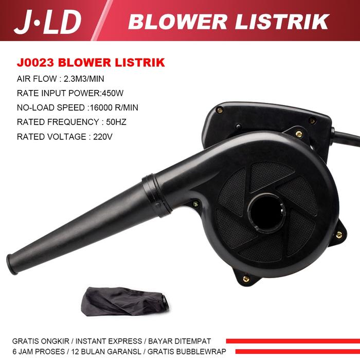 BEST JLD 450W BLOWER LISTRIK HAND BLOWER MAX160000 R/MIN BLOWER TANGAN ASPIRATOR BLOWER (2.3 M³/MIN)