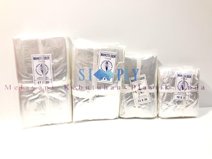 PLASTIK KEMAS SAYUR HIJAU, TAHU BASAH / PP TAHU MAHKOTA OBOR UK 15X35