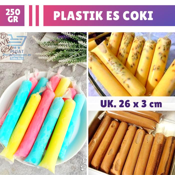Plastik Es mambo Plastik Es lilin Plastik Es pensil 1kg polos berbagai ukuran Bungkus Es Mambo Plast