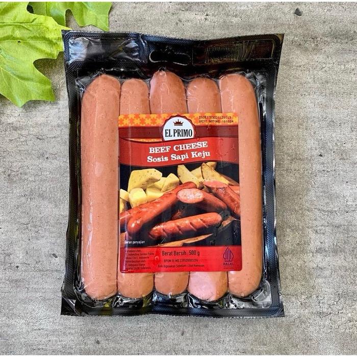 BEST EL PRIMO BEEF CHEESE (SOSIS SAPI KEJU) 500 GRAM