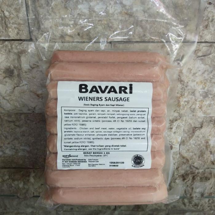BEST BAVARI WIENERS SAUSAGE (SOSIS DAGING AYAM DAN SAPI)1 KG