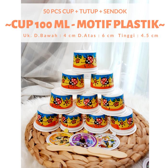 Cup Es Krim Dan Tutupnya / Jual Cup Ice Krim / cup ice cream with lid