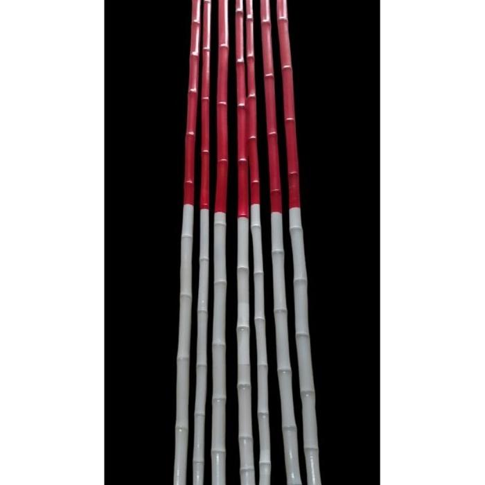 Tongkat Pramuka Bambu Merah putih Tinggi Tongkat 160cm