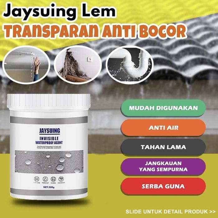 BEST LEM ANTI BOCOR SUPER KUAT TRANSPARAN TAHAN AIR TEMBOK ATAP RUMAH WATERPROOF