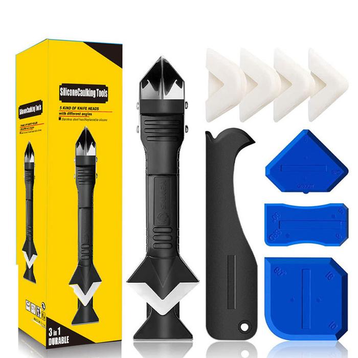 BEST 9PCS ALAT PERAPIH SEALENT SET KUMPLIT ALAT PERAPIH PEMBERSIH LEM SILIKON SEALANT SEALENT SCRAPE