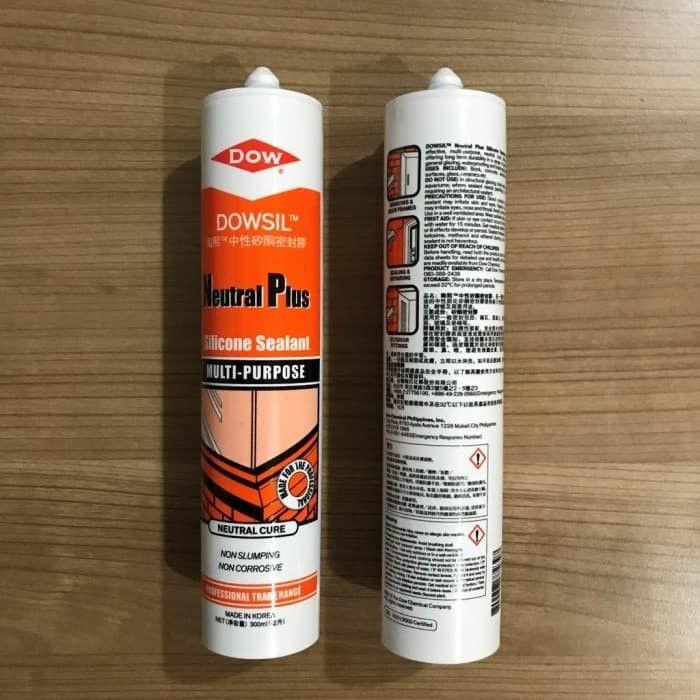 BEST DOW DOWSIL NEUTRAL PLUS SEALANT SILICONE 300 ML DOWSIL NETRAL PLUS SILICONE SEALANT 300ML