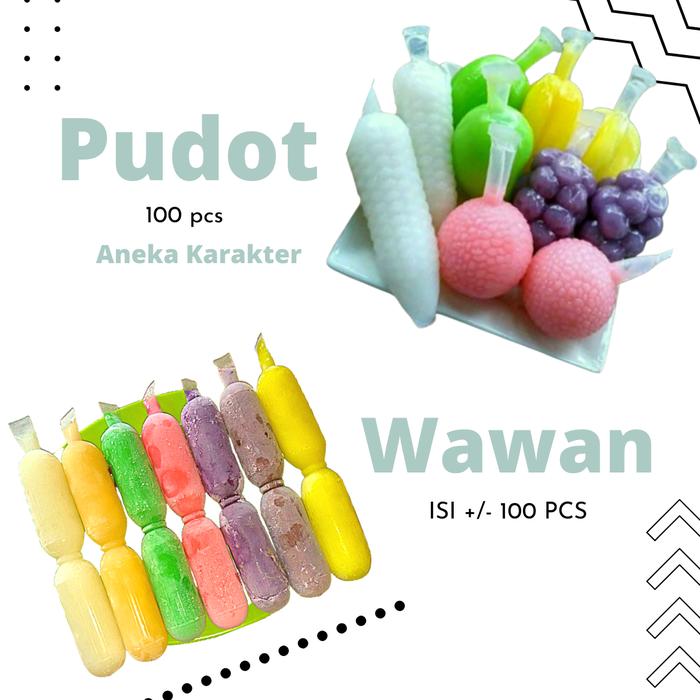 Plastik Es Karakter Untuk Jualan Plastik Puding Sedot Plastik Es Lilin Pensil Panjang Kantong Es Mam
