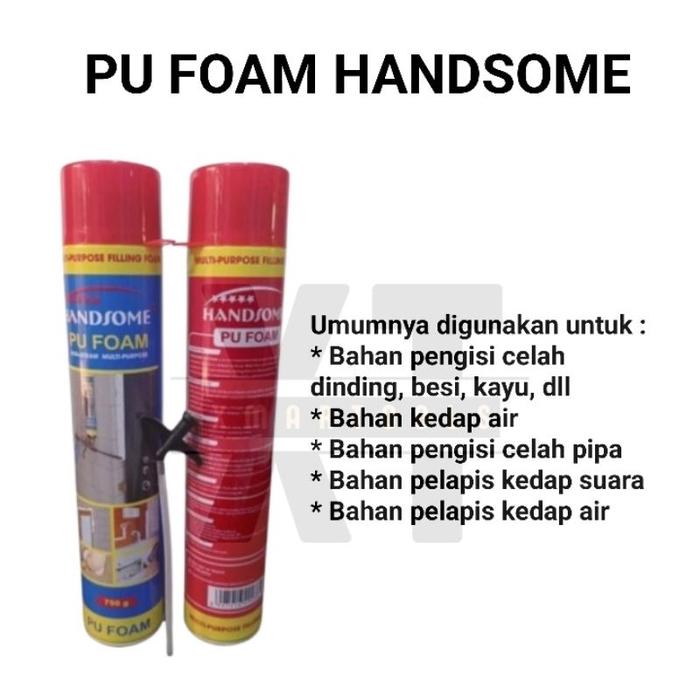 BEST PU FOAM HANDSOME - PU SEALANT FOAM SPRAY - FOAM PEREDAM SUARA PEREDEM PANAS PENGISI DAN PENUTUP
