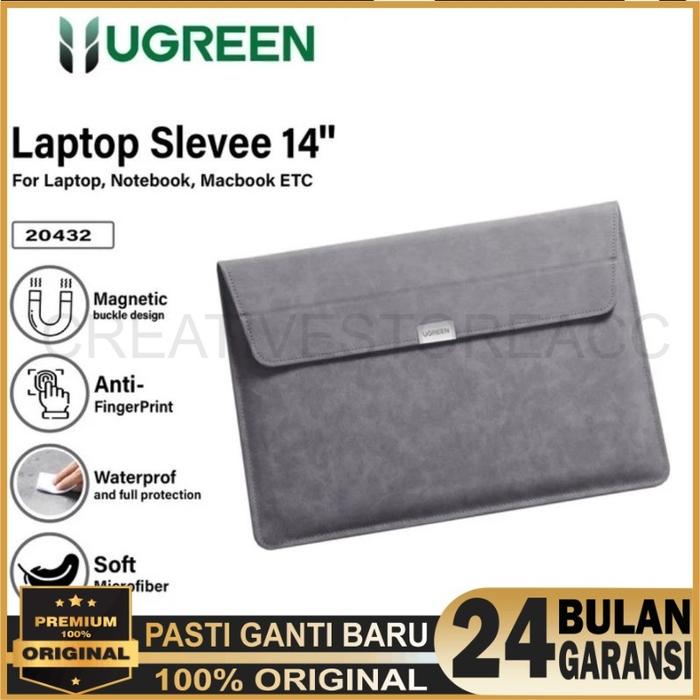 Ugreen Tas Notebook 13 Inch ~ 16 inch - Ugreen Bag Case Sleeve Storage Laptop