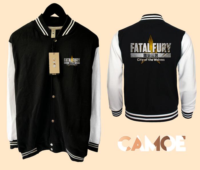 Jaket Baseball Varsity Fatal Fury City of the Wolves Gaming Fighting