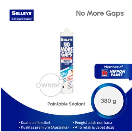 BEST LEM TEMBOK RETAK SEALANT SELLEYS NO MORE GAPS 380G PENGISI CELAH TAMBAL TEMBOK DINDING