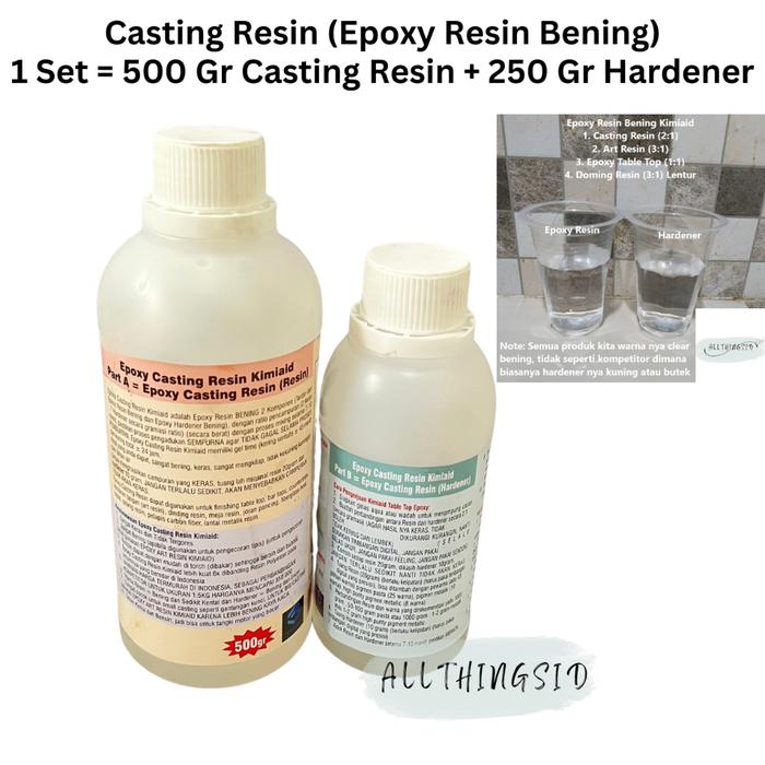 BEST EPOXY RESIN BENING 750 GRAM