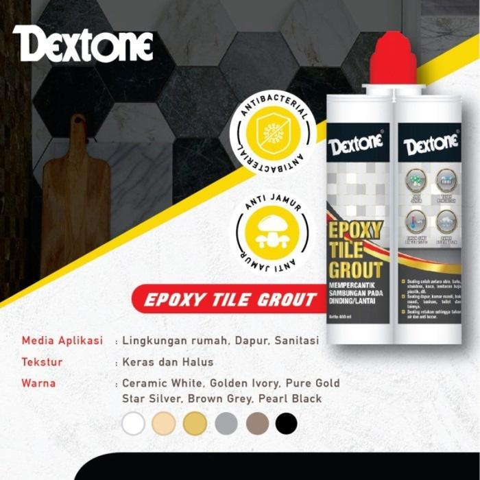 BEST DEXTONE LEM NAT KRAMIK EPOXY TILE GROUT 400 ML
