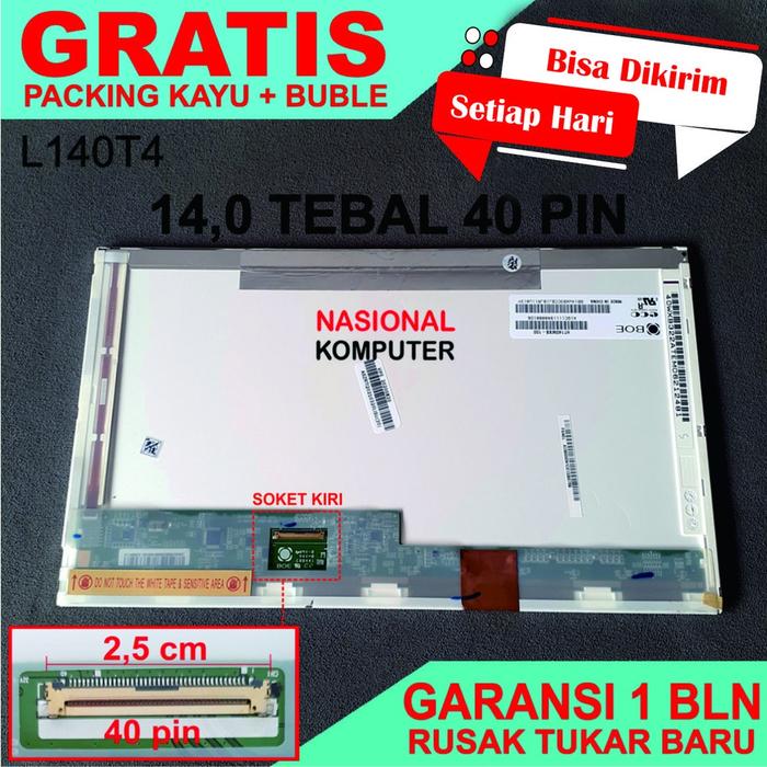 Layar LCD LED laptop Asus A43 A43D A43E A43SD A43T A43S