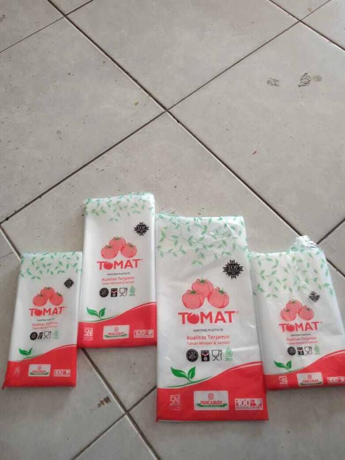 Plastik PE Tomat ukuran 1/4kg, 1/2kg, 1kg dan 2kg