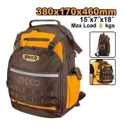 Ingco Tools Backpack HBP01028 Tas Ransel Alat Perkakas Tukang