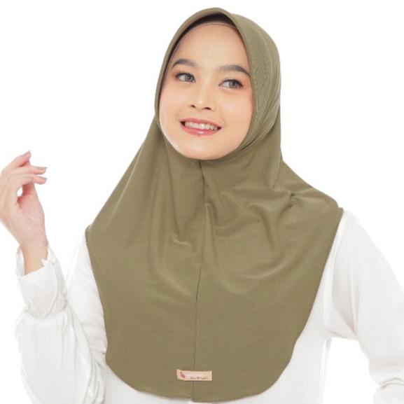 MAYSARON - Hijab Sport Size M Medium Menutup Dada Kerudung Olahraga Bahan Jersey Jilbab Hijab Instan